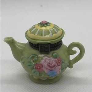 MARY ENGELBREIT MINIATURE TRINKET BOX TEAPOT
